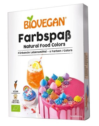 Barwniki spożywcze bezglutenowe bio (6 x 8g) 48 g