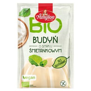 Budyń śmietankowy BIO 40g, Amylon
