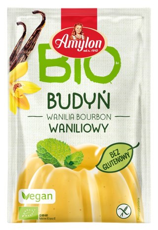 Budyń waniliowy BIO 40g, Amylon