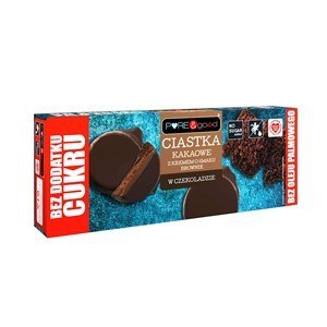 Ciastka kakaowe z kremem o smaku BROWNIE 128g Ciastka kakaowe z kremem o smaku BROWNIE 128g