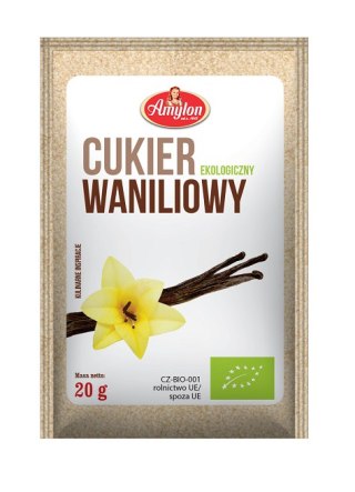 Cukier z wanilią Bourbon BIO 20g, Amylon