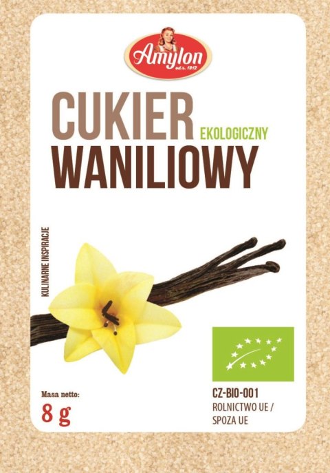 Cukier z wanilią Bourbon BIO 8g, Amylon Cukier z wanilią Bourbon BIO 8g, Amylon
