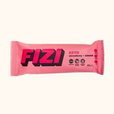 FIZI baton KETO Truskawka + Migdał, 45g FIZI baton KETO Truskawka + Migdał, 45g