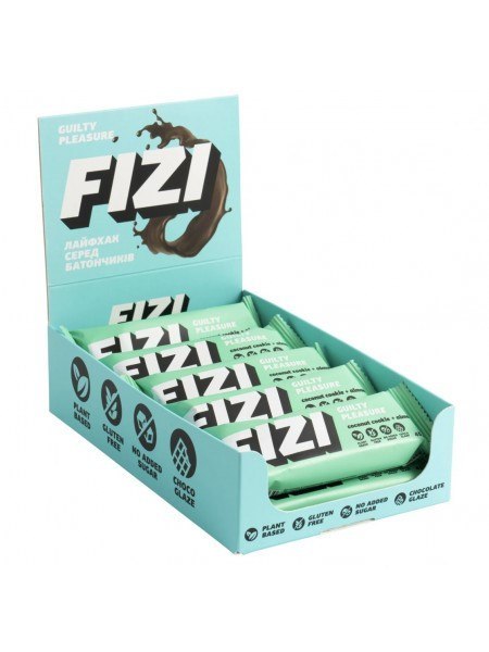 FIZI baton w polewie Coconut+ Almond,45g FIZI baton w polewie Coconut+ Almond,45g