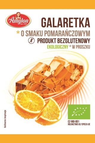 Galaretka o smaku pomarańczowym, BIO 40g Amylon