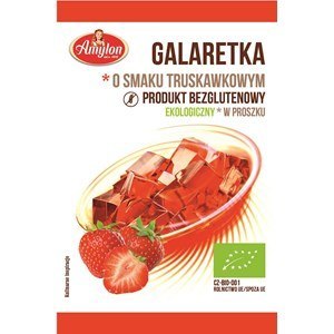 Galaretka o smaku truskawkowym, BIO 40g Amylon