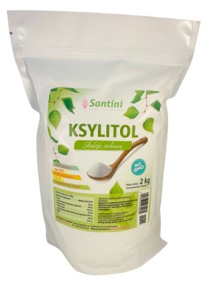 Ksylitol krystaliczny torebka 2 kg, Santini