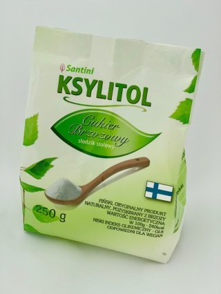Ksylitol krystaliczny torebka 250g, Santini
