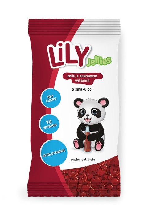 Lily Jellies żelki o smaku coli 30g Lily Jellies żelki o smaku coli 30g