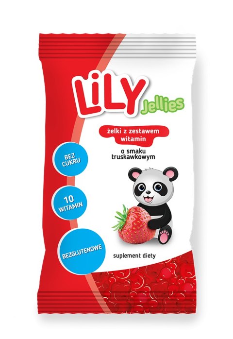 Lily Jellies żelki o smaku truskawkowym 30g Lily Jellies żelki o smaku truskawkowym 30g