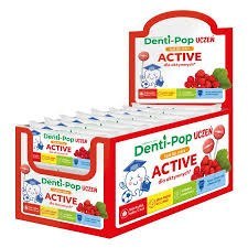 Lizak Denti-Pop Uczeń ACTIVE z witaminami 6g Lizak Denti-Pop Uczeń ACTIVE z witaminami 6g