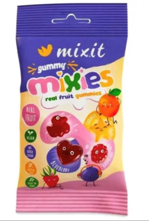 Mixit Mixies żelki o smaku Owocowym 35g Mixit Mixies żelki o smaku Owocowym 35g