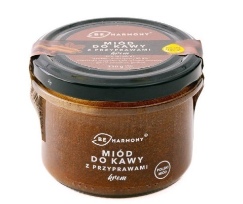 Miód do kawy z przyprawami, krem 230g Miód do kawy z przyprawami, krem 230g