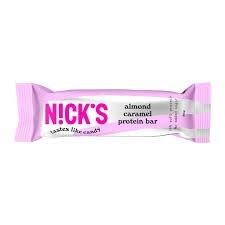 N!CK'S Nicks almond caramel protein bar, 50g