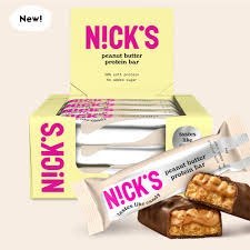 N!CK'S Nicks peanut butter protein bar, 50g N!CK'S Nicks peanut butter protein bar, 50g