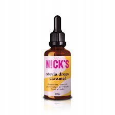 N!ICK'S Nicks stevia drops caramel, 50ml N!ICK'S Nicks stevia drops caramel, 50ml