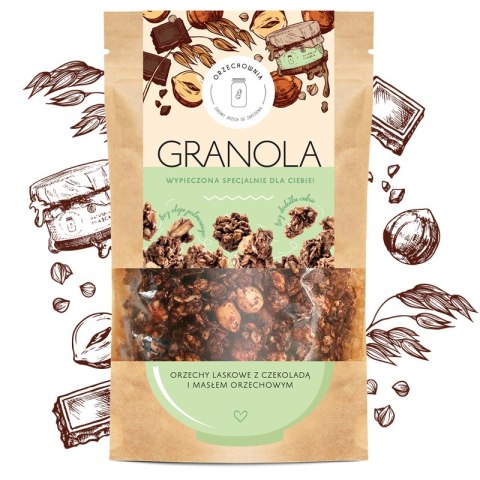 Orzechownia Granola orzechy laskow z czekol, 320g Orzechownia Granola orzechy laskow z czekol, 320g