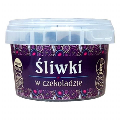Śliwki w czekoladzie z erytrytolem, 160g Śliwki w czekoladzie z erytrytolem, 160g