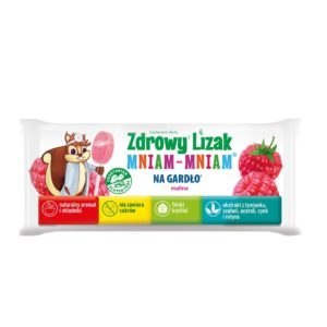 Zdrowy lizak Mniam-Mniam 6g na gardło Zdrowy lizak Mniam-Mniam 6g na gardło