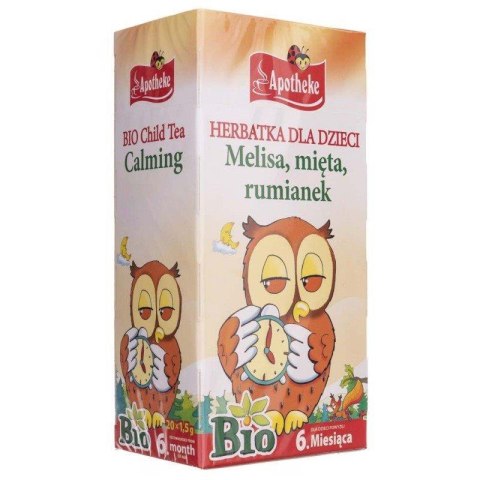 HERBATKA DLA DZIECI - MELISA, MIĘTA I RUMIANEK BIO (20 x 1,5 g) 30 g - APOTHEKE HERBATKA DLA DZIECI - MELISA, MIĘTA I RUMIANEK BIO (20 x 1,5 g) 30 g - APOTHEKE