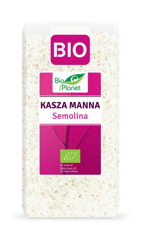 KASZA MANNA BIO 500 g - BIO PLANET KASZA MANNA BIO 500 g - BIO PLANET