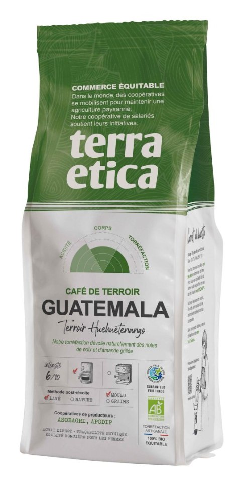 KAWA MIELONA ARABICA 100 % GWATEMALA FAIR TRADE BIO 250 g - TERRA ETICA KAWA MIELONA ARABICA 100 % GWATEMALA FAIR TRADE BIO 250 g - TERRA ETICA