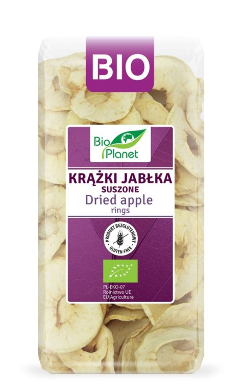 JABŁKA SUSZONE KRĄŻKI BEZGLUTENOWE BIO 100 g - BIO PLANET JABŁKA SUSZONE KRĄŻKI BEZGLUTENOWE BIO 100 g - BIO PLANET