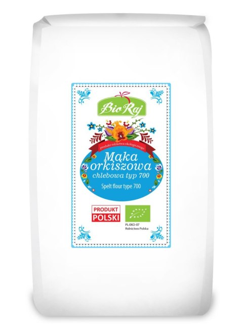 MĄKA ORKISZOWA CHLEBOWA TYP 700 BIO (POLSKA) 1 kg - BIO RAJ MĄKA ORKISZOWA CHLEBOWA TYP 700 BIO (POLSKA) 1 kg - BIO RAJ