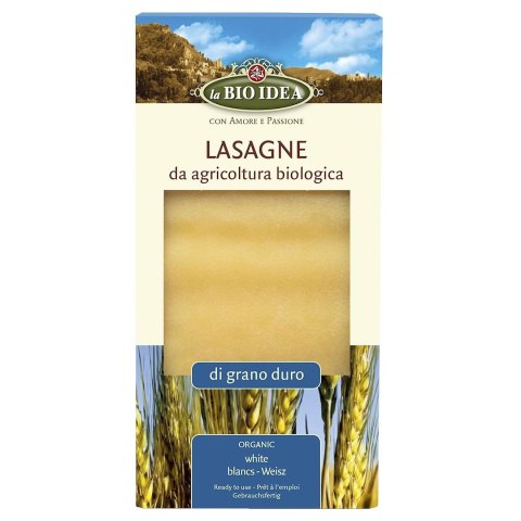 MAKARON (SEMOLINOWY) LASAGNE BIO 250 g - LA BIO IDEA MAKARON (SEMOLINOWY) LASAGNE BIO 250 g - LA BIO IDEA