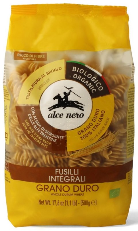 MAKARON (SEMOLINOWY RAZOWY) ŚWIDERKI BIO 500 g - ALCE NERO MAKARON (SEMOLINOWY RAZOWY) ŚWIDERKI BIO 500 g - ALCE NERO