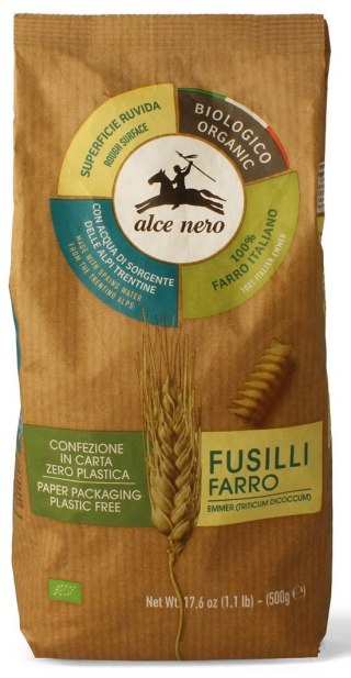 MAKARON (Z PŁASKURKI) ŚWIDERKI BIO 500 g - ALCE NERO