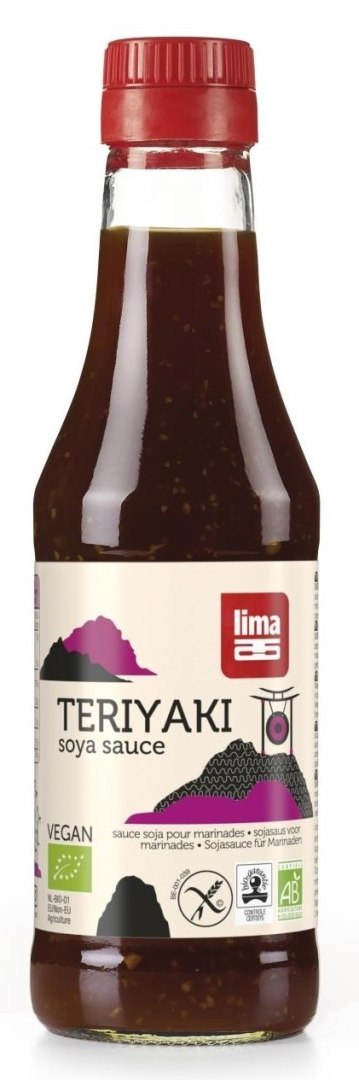 SOS SOJOWY SŁODKI TERIYAKI BEZGLUTENOWY BIO 250 ml - LIMA SOS SOJOWY SŁODKI TERIYAKI BEZGLUTENOWY BIO 250 ml - LIMA