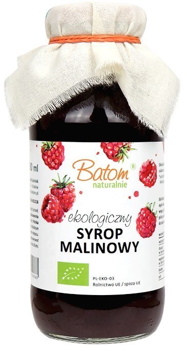 SYROP MALINOWY BIO 330 ml - BATOM SYROP MALINOWY BIO 330 ml - BATOM