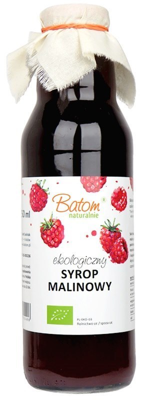 SYROP MALINOWY BIO 750 ml - BATOM SYROP MALINOWY BIO 750 ml - BATOM