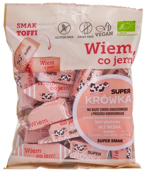 KRÓWKI TOFFI BEZMLECZNE BEZGLUTENOWE BIO 150 g - ME GUSTO (SUPER KRÓWKA) KRÓWKI TOFFI BEZMLECZNE BEZGLUTENOWE BIO 150 g - ME GUSTO (SUPER KRÓWKA)