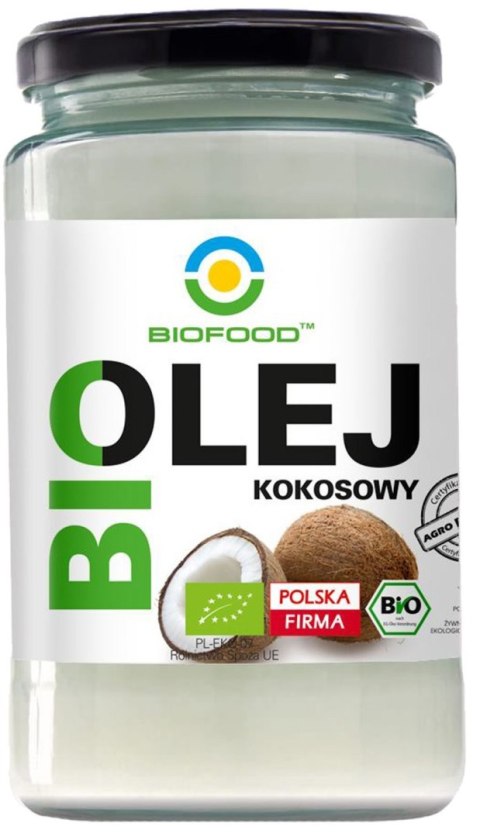 OLEJ KOKOSOWY BEZWONNY BIO 670 ml - BIOFOOD OLEJ KOKOSOWY BEZWONNY BIO 670 ml - BIOFOOD