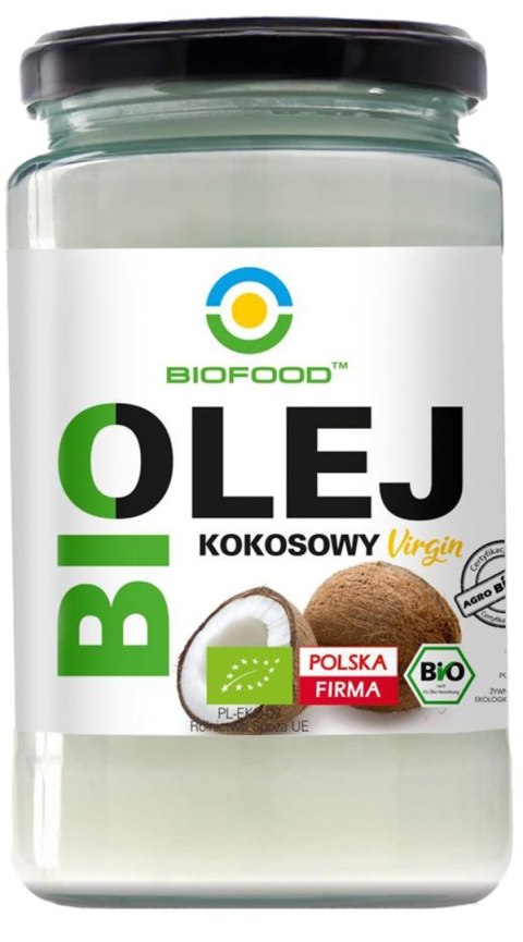 OLEJ KOKOSOWY VIRGIN BIO 670 ml - BIOFOOD OLEJ KOKOSOWY VIRGIN BIO 670 ml - BIOFOOD