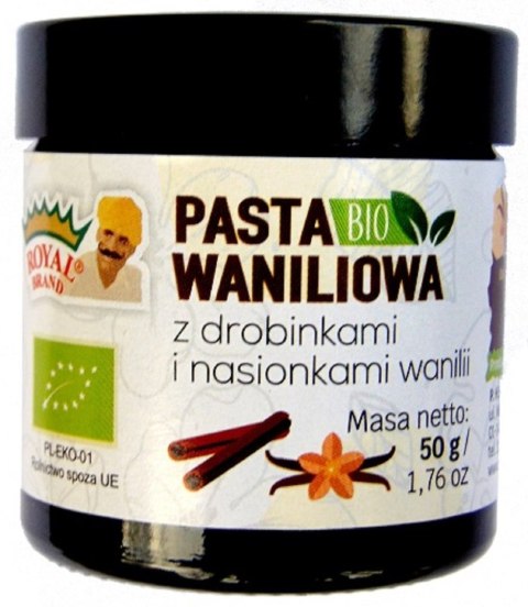 PASTA WANILIOWA BIO 50 g - ROYAL BRAND PASTA WANILIOWA BIO 50 g - ROYAL BRAND