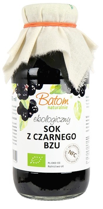 SOK Z CZARNEGO BZU NFC BIO 330 ml - BATOM SOK Z CZARNEGO BZU NFC BIO 330 ml - BATOM