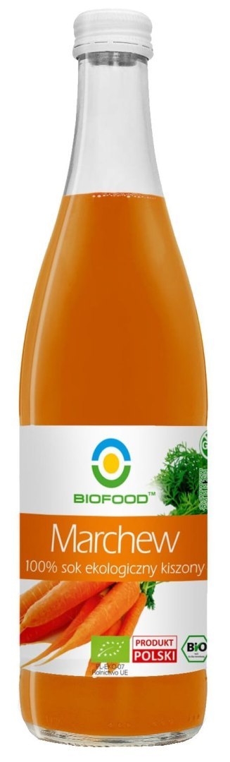 SOK Z MARCHWI KISZONEJ NFC BEZGLUTENOWY BIO 500 ml - BIOFOOD