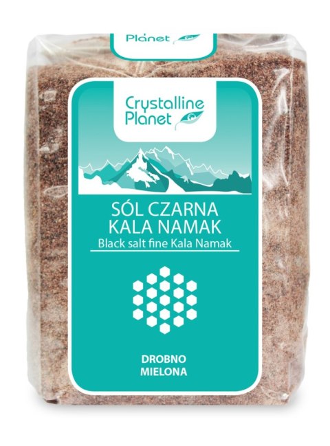 SÓL CZARNA KALA NAMAK DROBNO MIELONA 600 g - CRYSTALLINE PLANET SÓL CZARNA KALA NAMAK DROBNO MIELONA 600 g - CRYSTALLINE PLANET