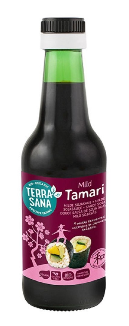 SOS SOJOWY TAMARI ŁAGODNY BEZGLUTENOWY BIO 250 ml - TERRASANA SOS SOJOWY TAMARI ŁAGODNY BEZGLUTENOWY BIO 250 ml - TERRASANA