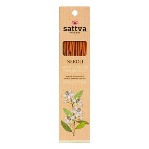 KADZIDEŁKA INDYJSKIE KWIAT GORZKIEJ POMARAŃCZY (15 szt.) 30 g - SATTVA (WELLNESS) KADZIDEŁKA INDYJSKIE KWIAT GORZKIEJ POMARAŃCZY (15 szt.) 30 g - SATTVA (WELLNESS)