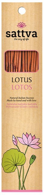 KADZIDEŁKA INDYJSKIE LOTOS (15 szt.) 30 g - SATTVA (WELLNESS)