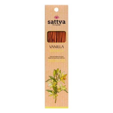 KADZIDEŁKA INDYJSKIE WANILIA (15 szt.) 30 g - SATTVA (WELLNESS)