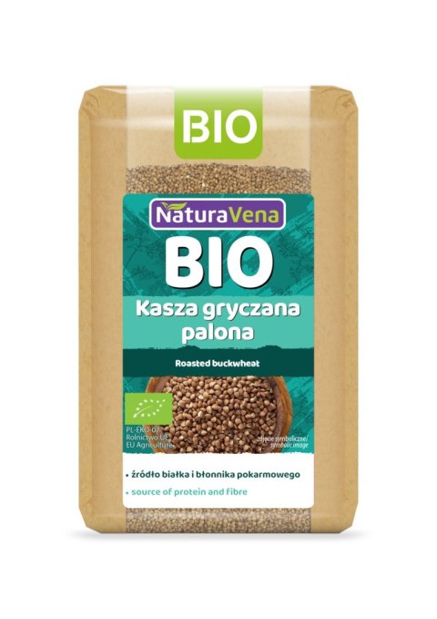 KASZA GRYCZANA PALONA BIO 500 g - NATURAVENA KASZA GRYCZANA PALONA BIO 500 g - NATURAVENA