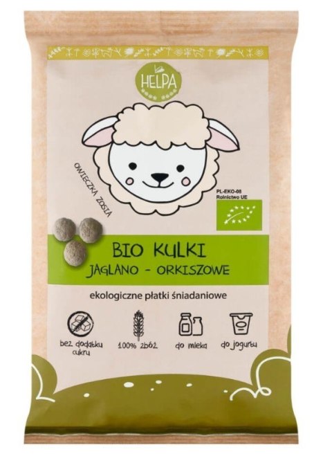 KULKI JAGLANO - ORKISZOWE BEZ DODATKU CUKRÓW BIO 160 g - HELPA KULKI JAGLANO - ORKISZOWE BEZ DODATKU CUKRÓW BIO 160 g - HELPA