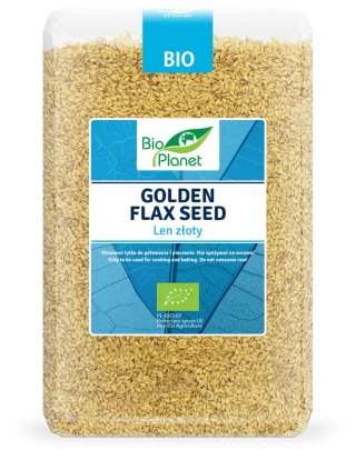 LEN ZŁOTY (SIEMIĘ LNIANE) BIO 2 kg - BIO PLANET