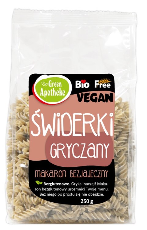 MAKARON (GRYCZANY) ŚWIDERKI BEZGLUTENOWY BIO 250 g - APOTHEKE MAKARON (GRYCZANY) ŚWIDERKI BEZGLUTENOWY BIO 250 g - APOTHEKE