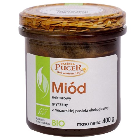 MIÓD GRYCZANY BIO 400 g - PASIEKA PUCER MIÓD GRYCZANY BIO 400 g - PASIEKA PUCER
